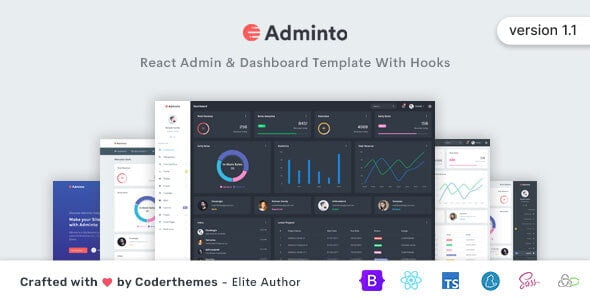 Adminto - Admin Dashboard Template
