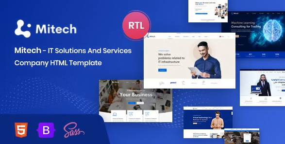 Mitech - IT Solutions And Services Company HTML Template