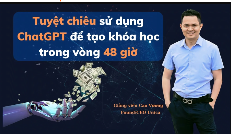 Tuyệt chiêu áp dụng ChatGPT để tạo khóa học trong vòng 48 giờ