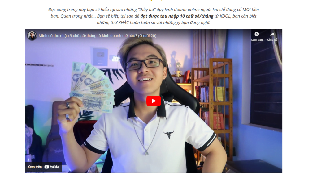 Khóa Học Kinh Doanh Online – Minh Xin Chào