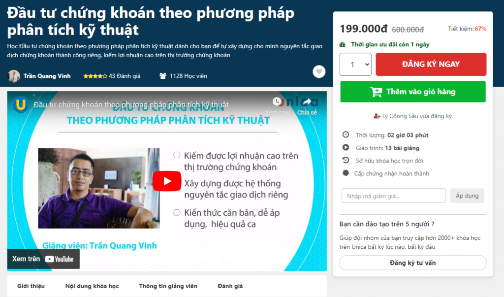 Đầu tư chứng khoán theo phương pháp phân tích kỹ thuật