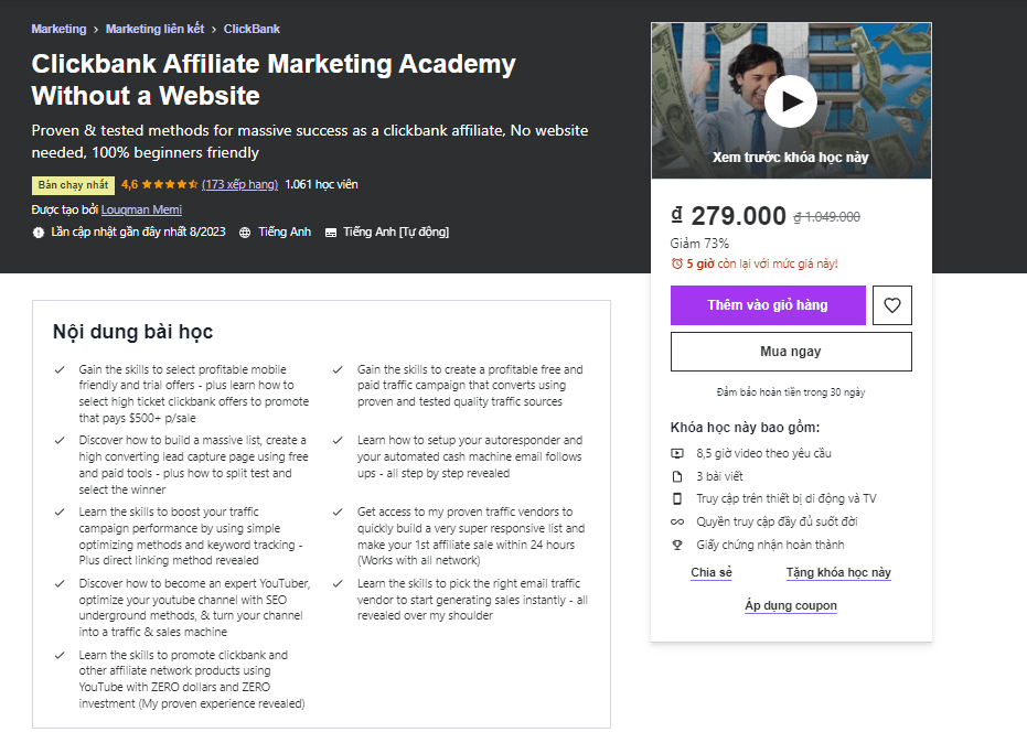 Clickbank Affiliate Marketing