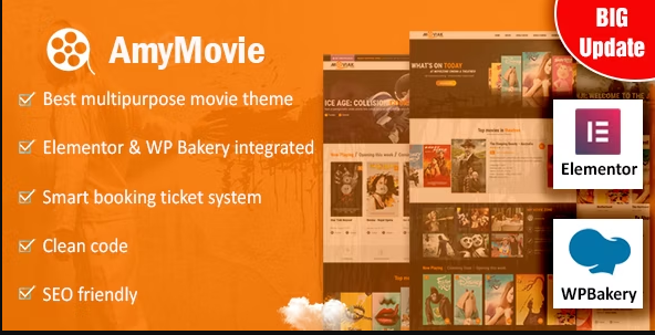 AmyMovie - Movie and Cinema WordPress Theme
