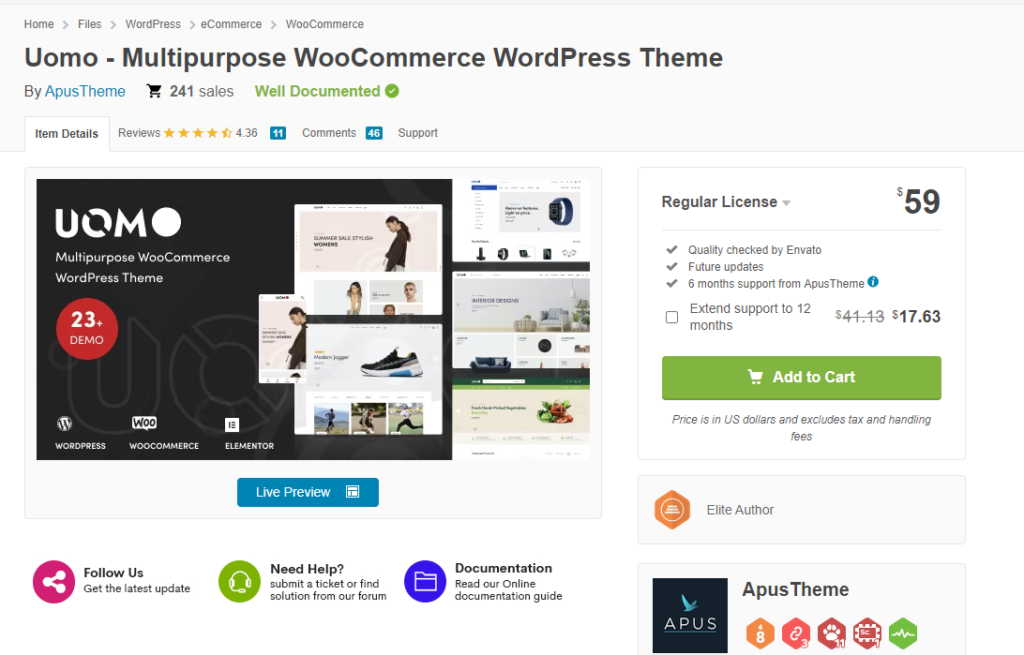 Uomo - Multipurpose WooCommerce WordPress Theme