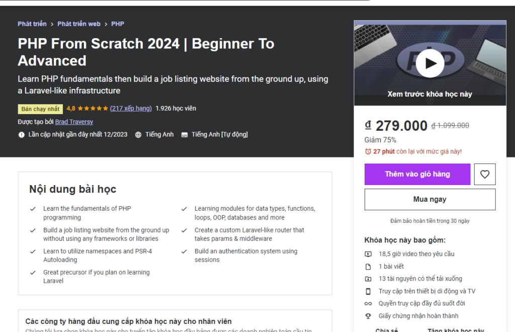 PHP From Scratch