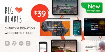 BigHearts - Charity & Donation WordPress Theme