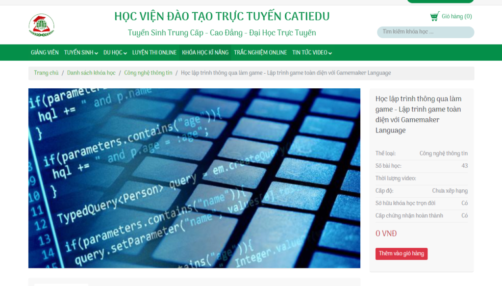 Lập trình game toàn diện