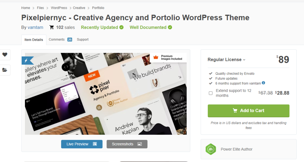 Creative Agency and Portolio WordPress Theme