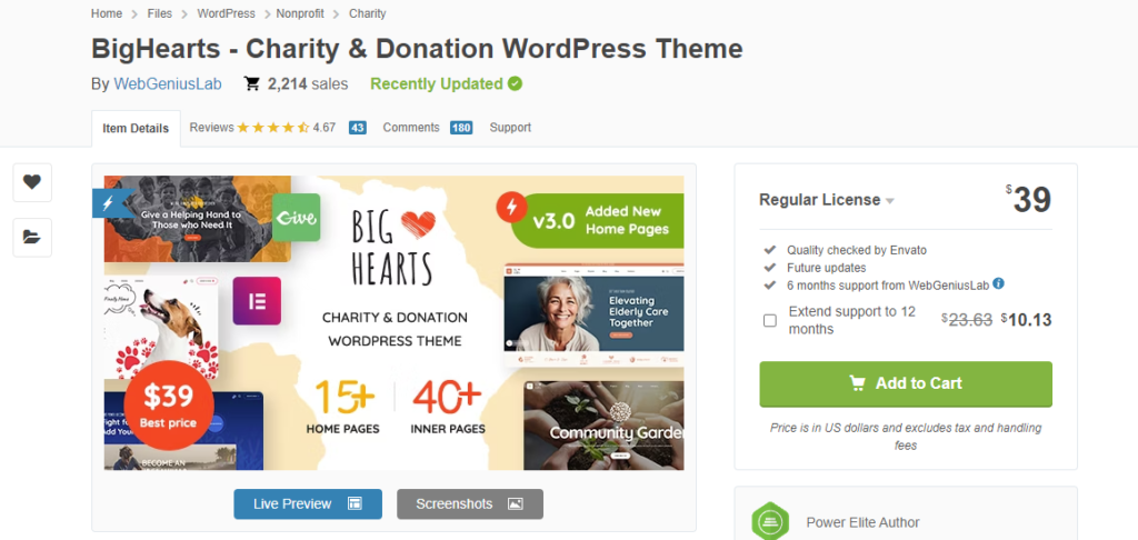 DONATION WORDPRESS THEME