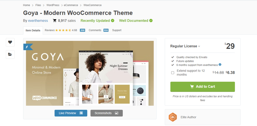 Modern WooCommerce Theme