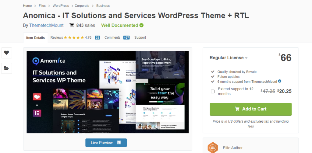  IT Solutions and Services WordPress Theme