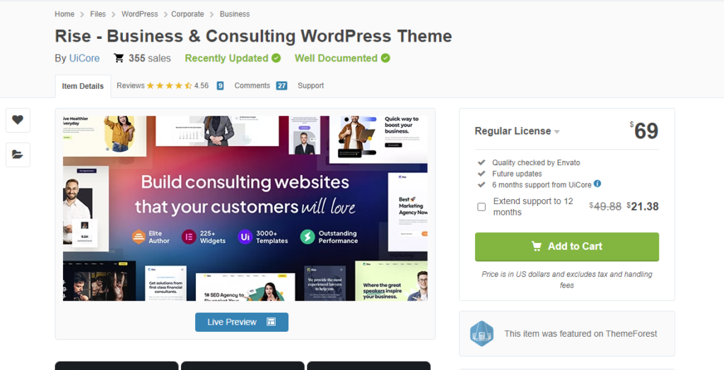 Business & Consulting WordPress Theme
