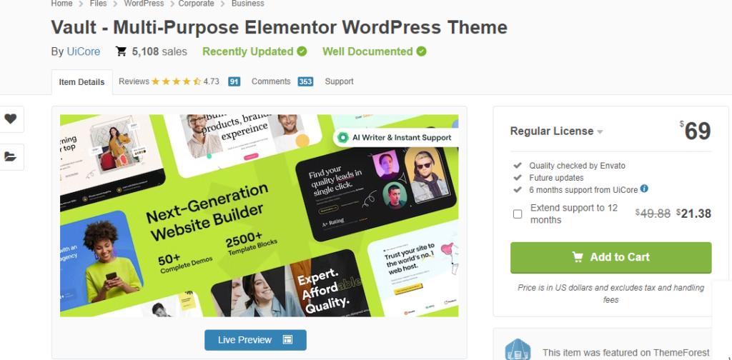 MultiPurpose Elementor WordPress Theme