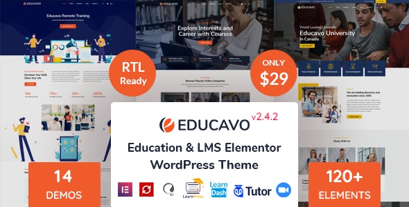 Educavo - Education WordPress Theme