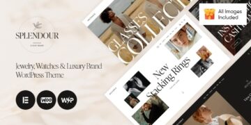 Splendour - Jewelry & Watches WordPress Theme