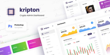 Kripton - Crypto Admin Dashboard UI Design