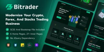 BITRADER - CRYPTO, STOCK AND FOREX TRADING BUSINESS HTML TEMPLATE V1.0