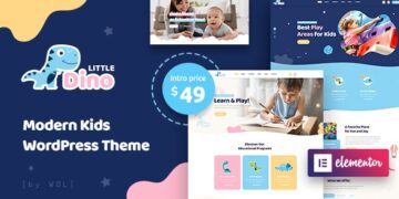 Modern Kids WordPress Theme