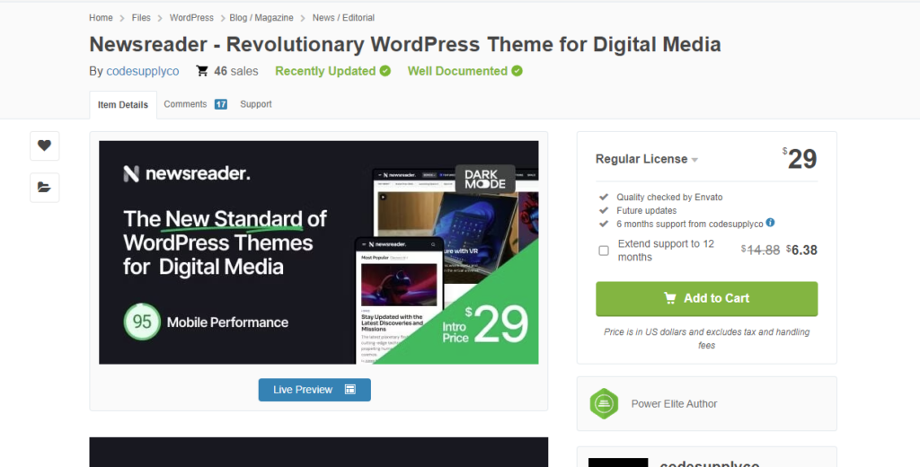 Revolutionary WordPress Theme