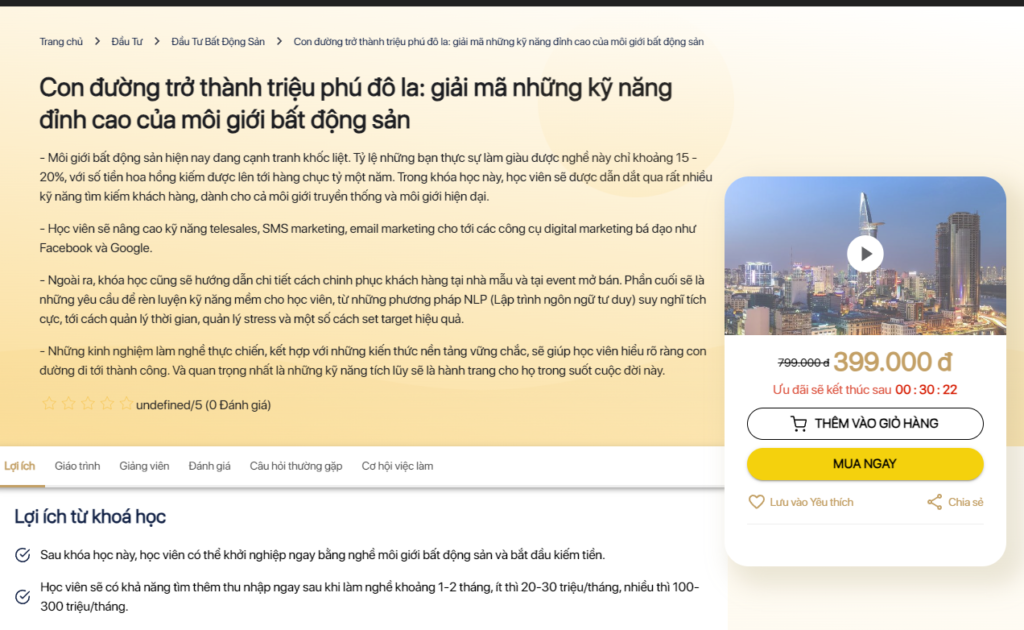 Con đường trở thành triệu phú đô la: giải mã những kỹ năng đỉnh cao của môi giới bất động sản
