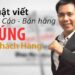 Kỹ thuật viết PR - Quảng cáo - Bán hàng đúng tâm lý khách hàng