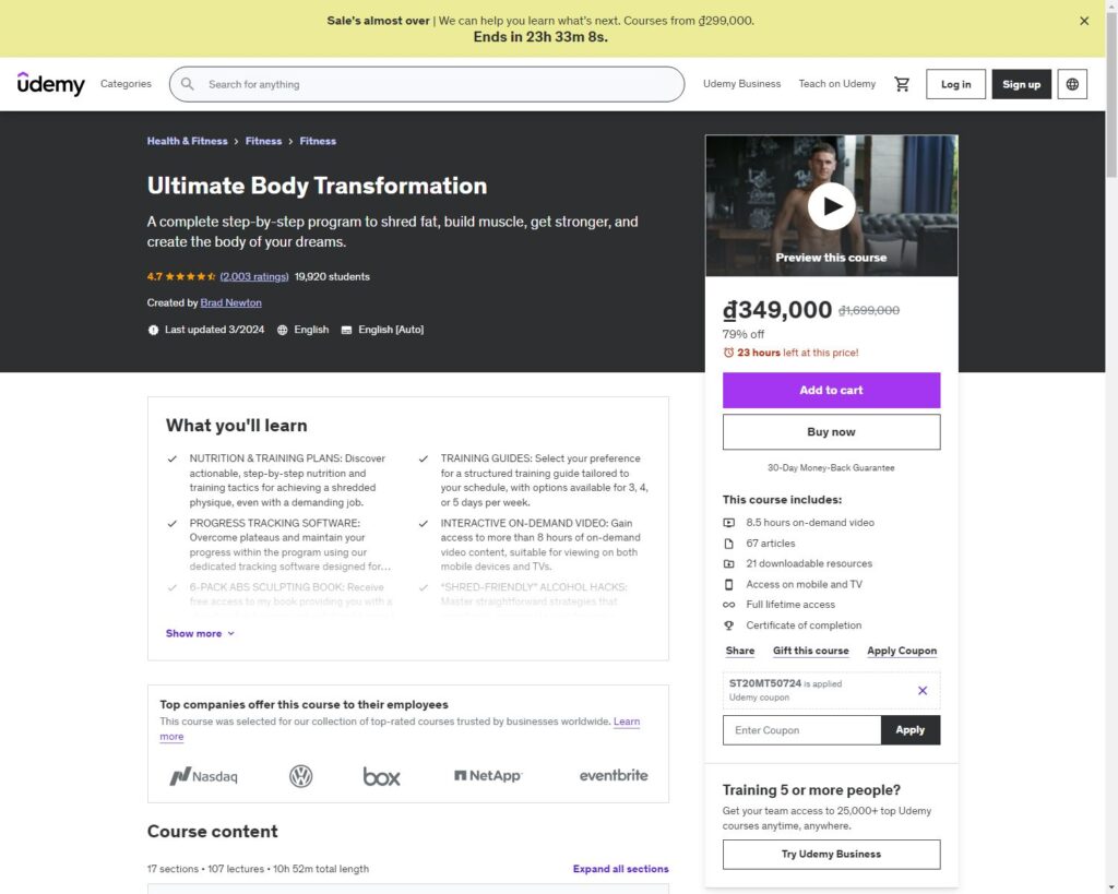 Ultimate Body Transformation