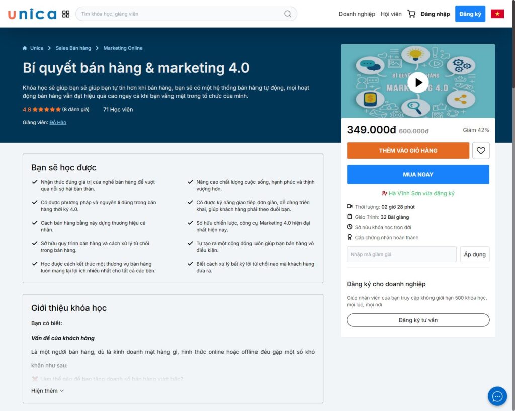 Bí quyết bán hàng & marketing 4.0