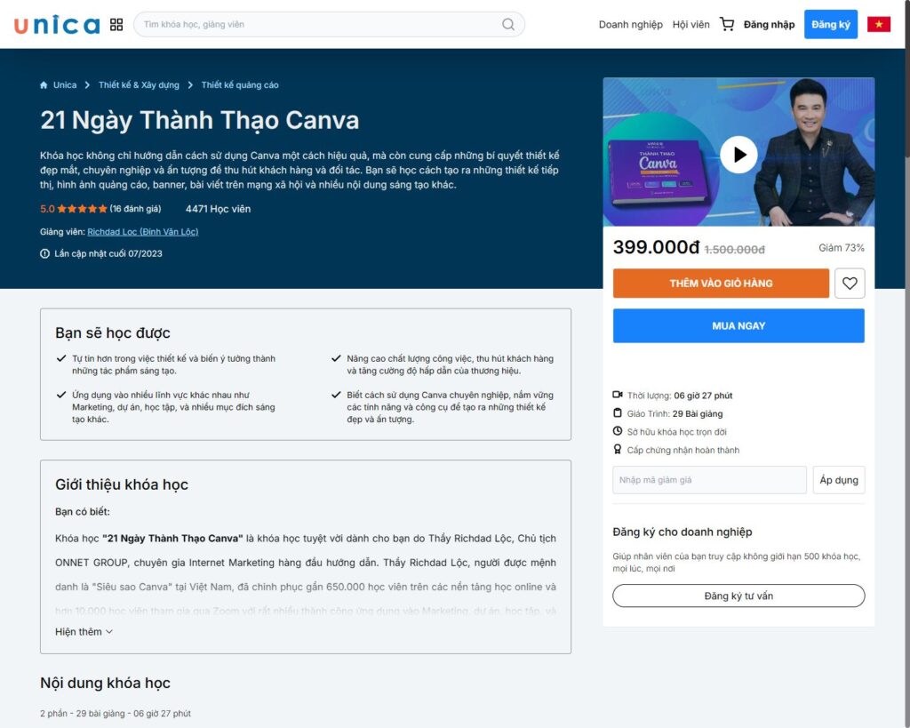 21 Ngày Thành Thạo Canva