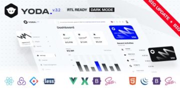 Yoda - Bootstrap 5 HTML, Vue, React Admin Dashboard Template