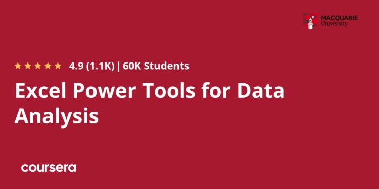 Excel Power Tools for Data Analysis