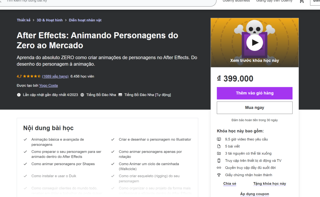 After Effects: Animando Personagens do Zero ao Mercado