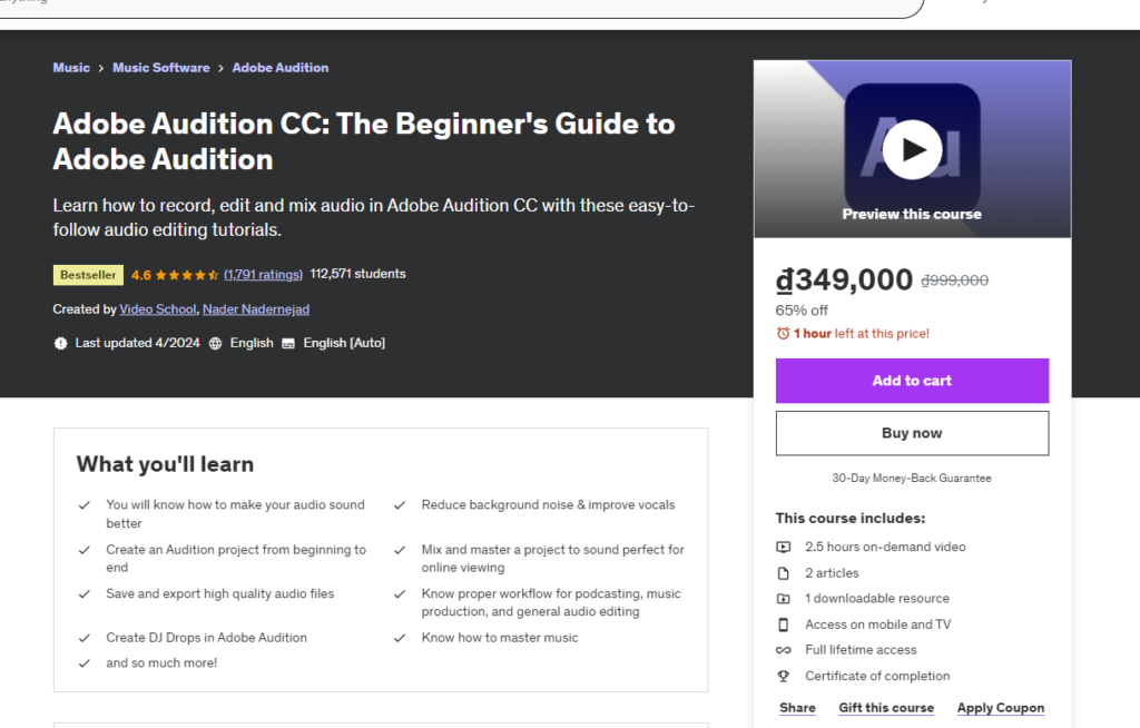 Adobe Audition CC: The Beginner's Guide to Adobe Audition