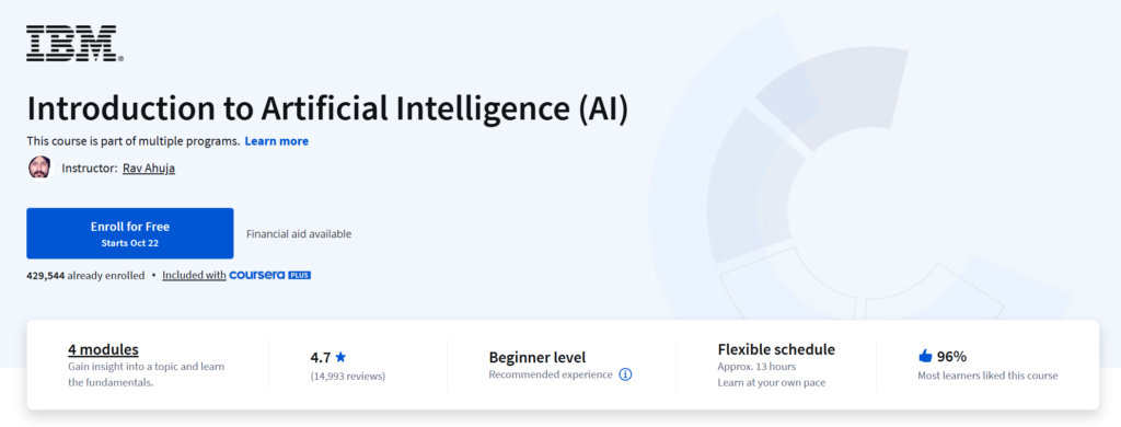 Introduction to Artificial Intelligence