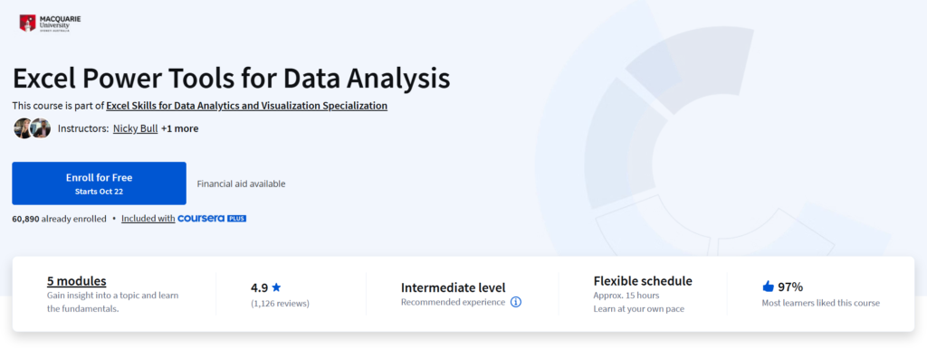 Excel Power Tools for Data Analysis