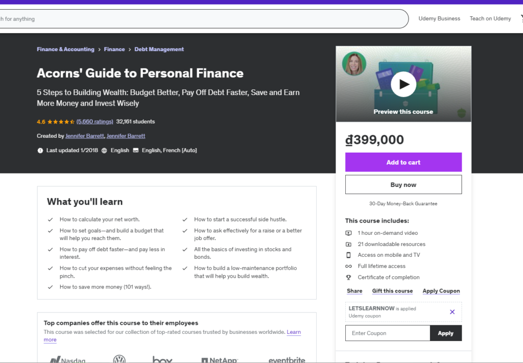Acorns Guide to Personal Finance