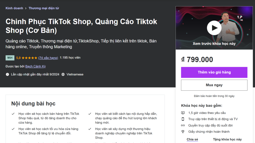 Chinh Phục TikTok Shop
