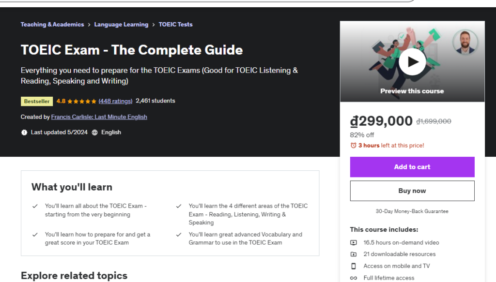 TOEIC Exam The Complete Guide