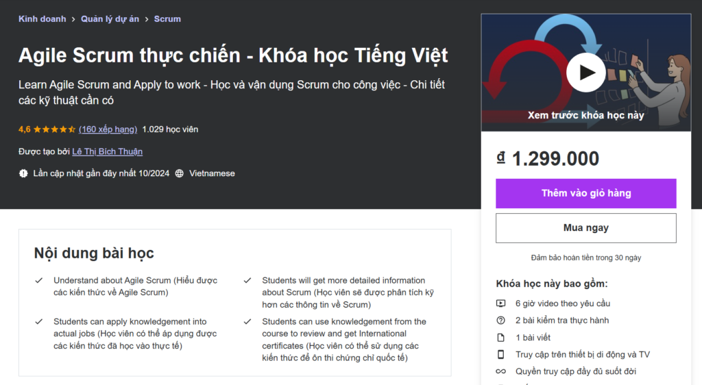 Agile Scrum thực chiến