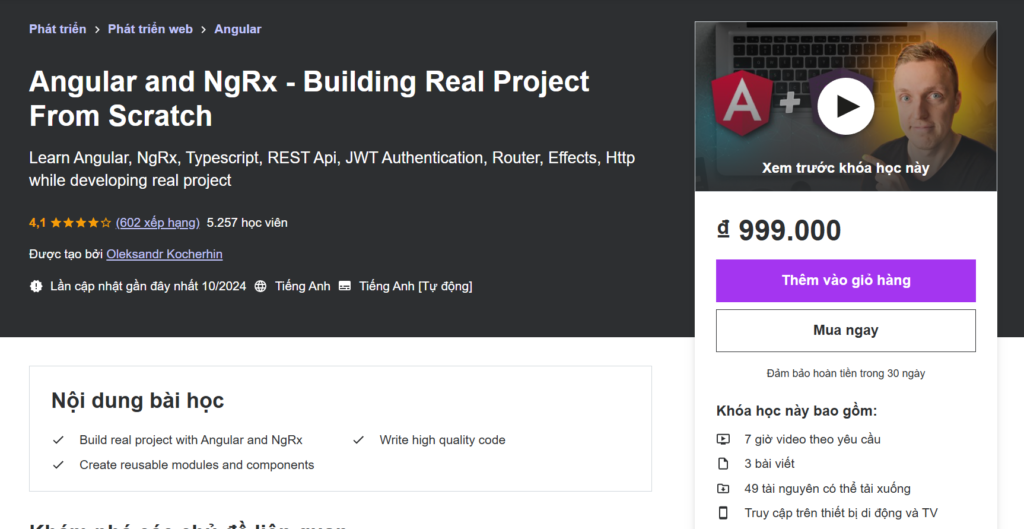 Angular and NgRx - Building Real Project From Scratch
