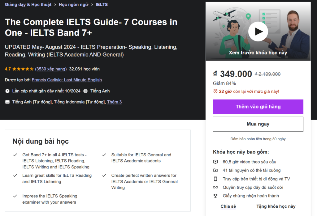 Complete IELTS Guide- 7 Courses
