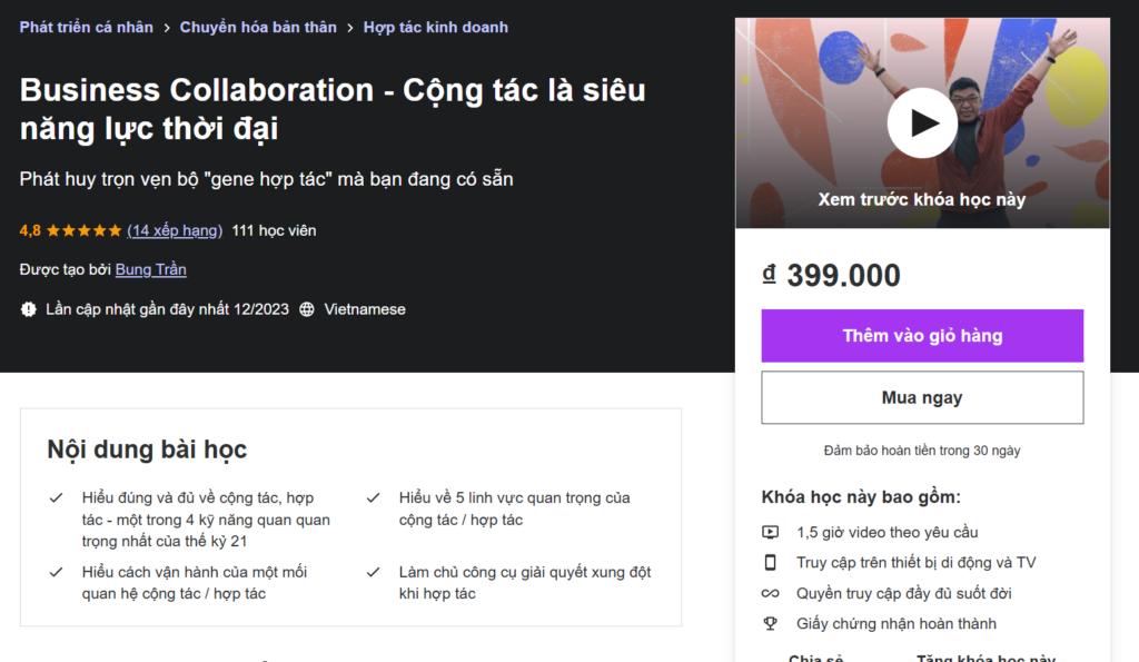 Business Collaboration - Cộng tác là siêu năng lực thời đại