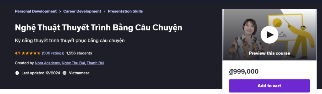 Nghệ Thuật Thuyết Trình Bằng Câu Chuyện
