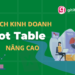 là: Tính toán thông minh với chức năng Calculated Field Tính toán thông minh với chức năng Calculated Item Phân tích kinh doanh với chức năng group Chức năng phân tích thông minh với Show Value as Thông minh báo cáo động bằng Slicer Lập báo cáo phân tích kết quả kinh doanh nâng cao Phân tích chi phí văn phòng phẩm Tạo pivot từ 2 vùng dữ liệuMixEducation- Phân tích kinh doanh cùng Pivot table nâng cao
