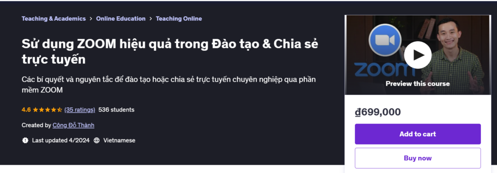 Sử dụng ZOOM hiệu quả trong Đào tạo & Chia sẻ trực tuyến Sử dụng ZOOM hiệu quả trong Đào tạo & Chia sẻ trực tuyến