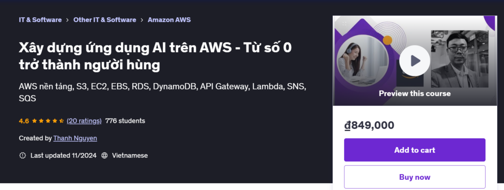 Xây dựng ứng dụng AI trên AWS - Từ số 0 trở thành người hùng image 61