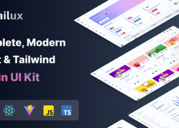 Tailux - React Tailwind Admin Template (React 19)