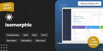 Isomorphic - React Admin Template with Redux