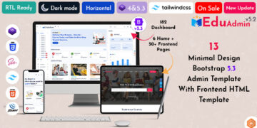 Eduadmin - Responsive Bootstrap 5 Admin Template Dashboard