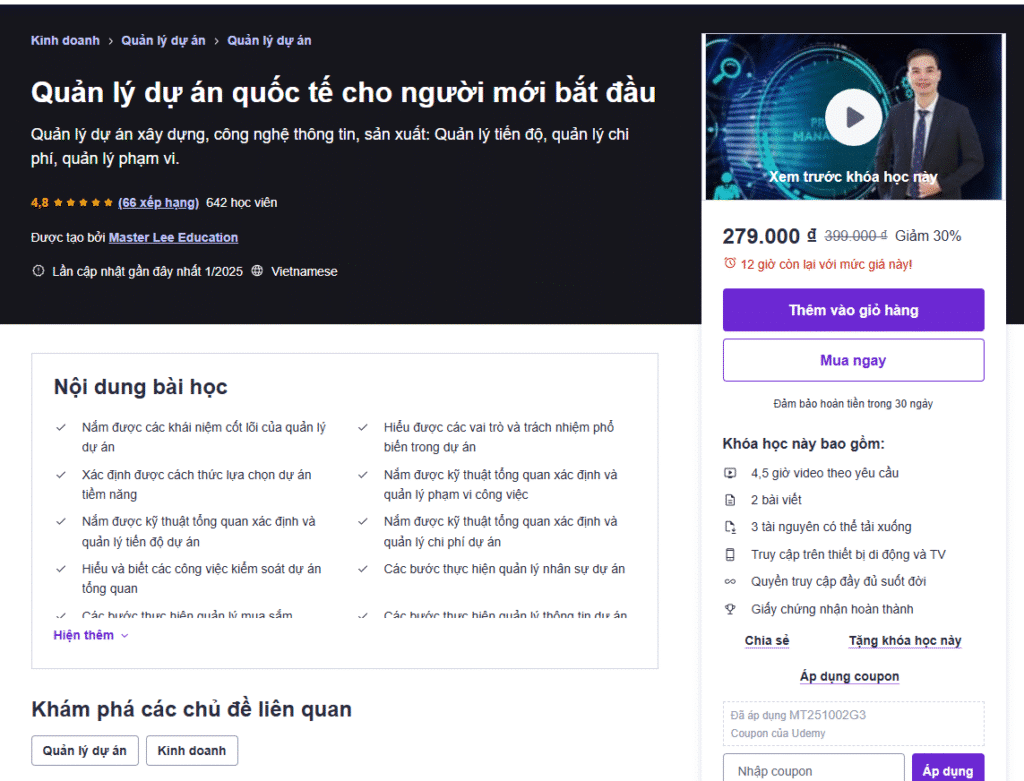 Quản lý dự án quốc tế cho người mới bắt đầu