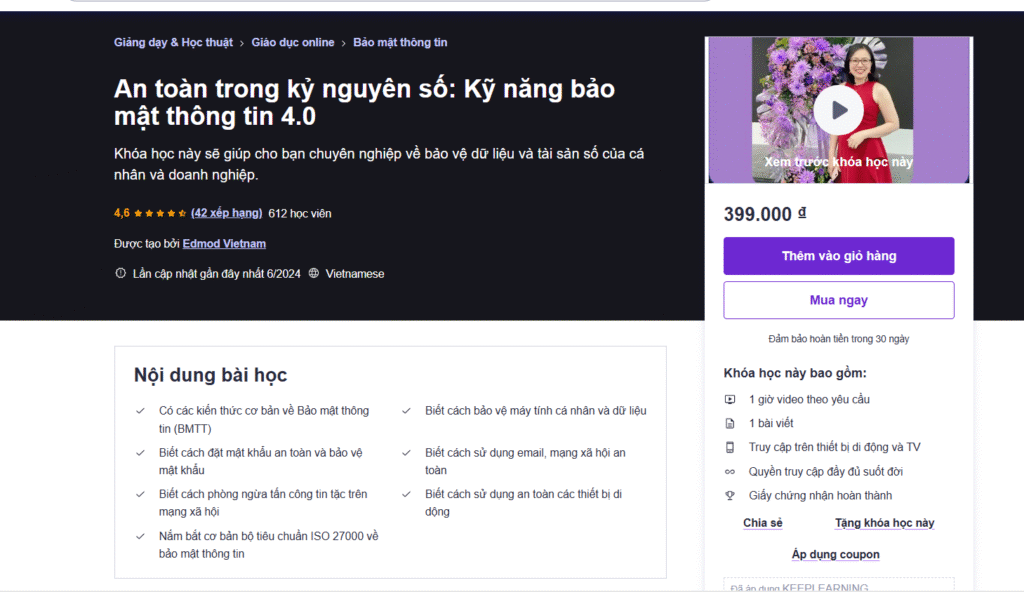 An toàn trong kỷ nguyên số: Kỹ năng bảo mật thông tin 4.0
